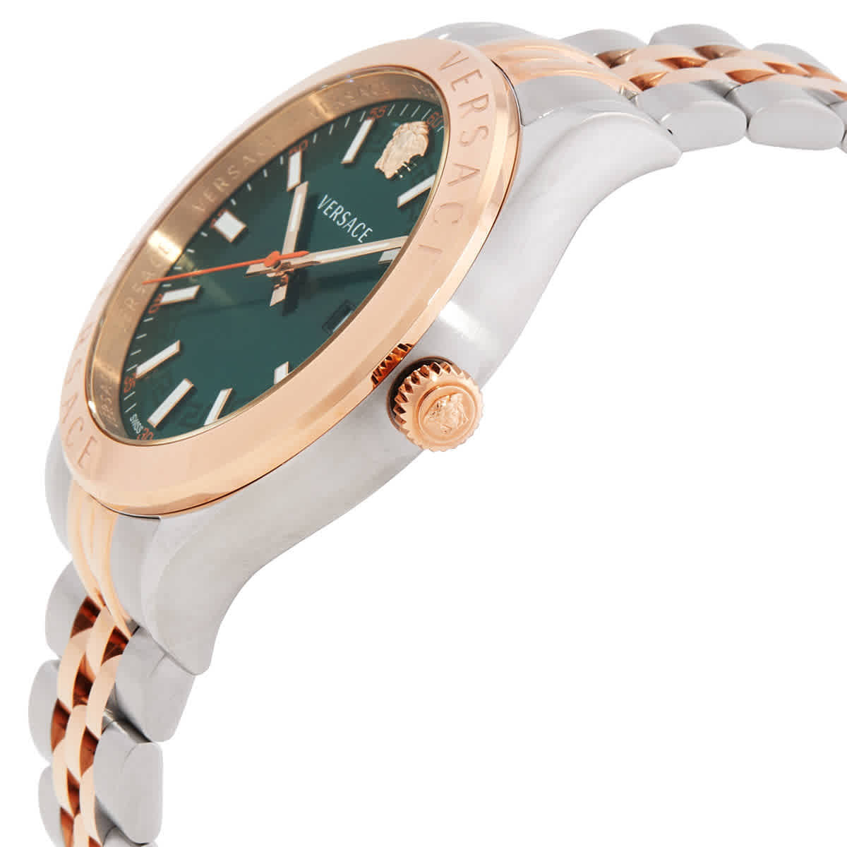 Versace Hellenium Quartz Green Dial Men's Watch VEVK01324