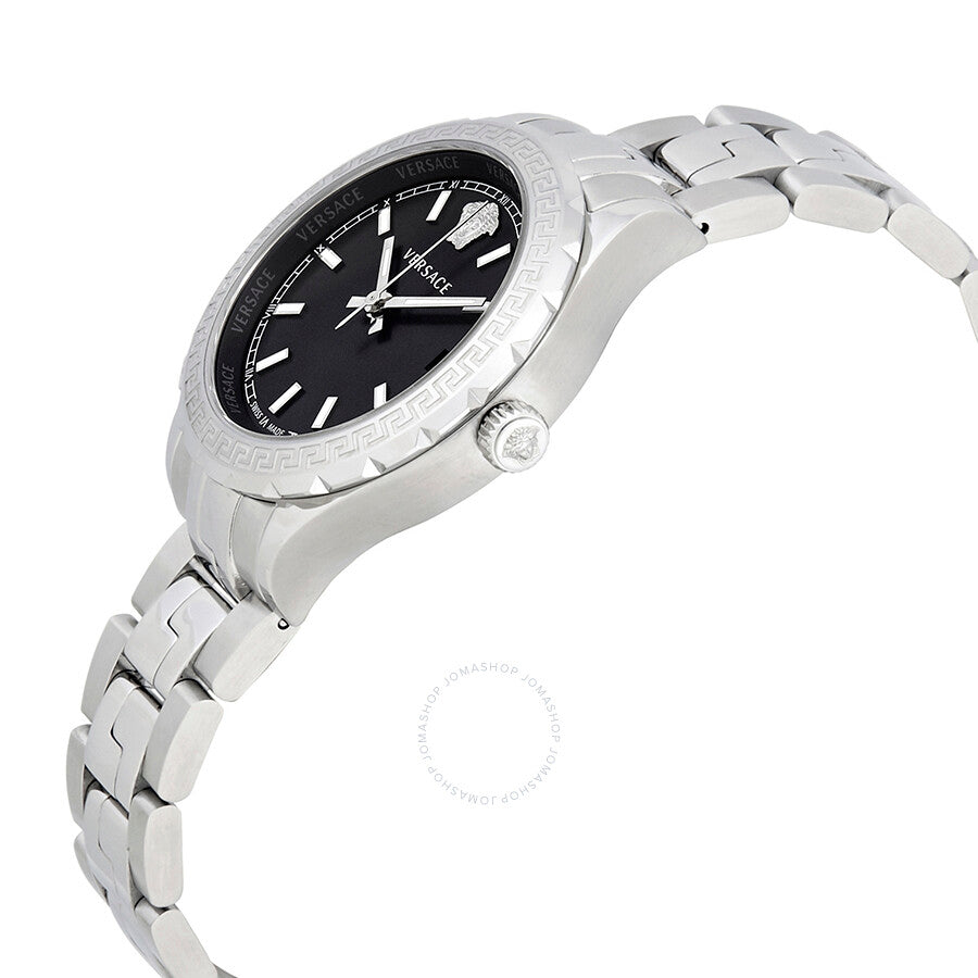 Versace Hellenyium Black Dial Ladies Watch V1202 0015