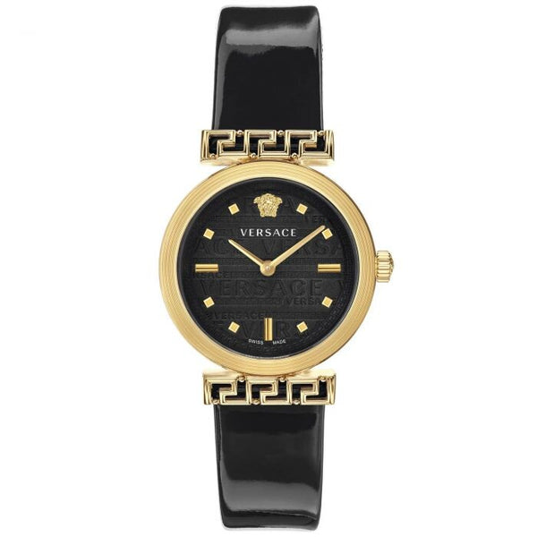Versace Meander Quartz Black Dial Ladies Watch VELW00420 - Big Daddy Jewelry