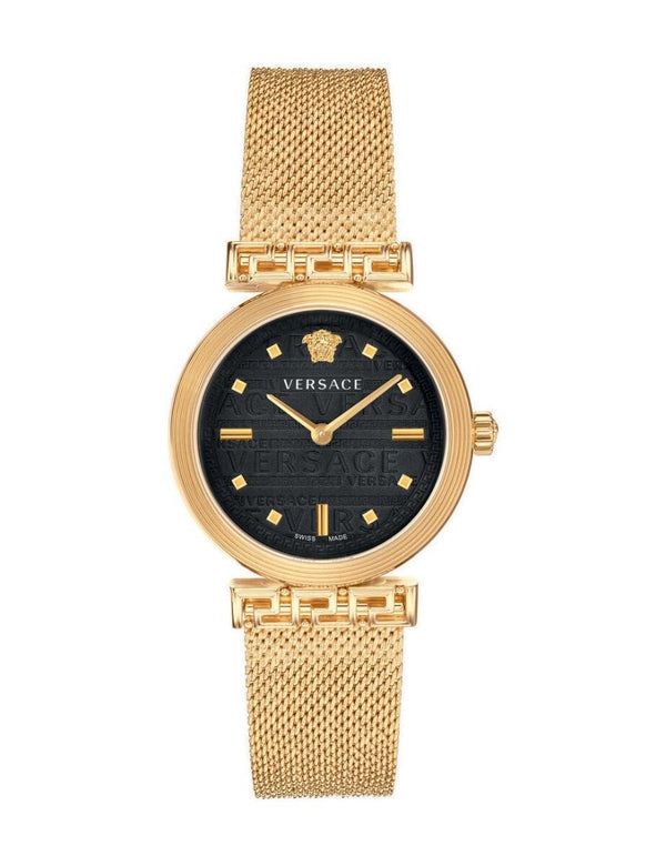Versace Meander Quartz Black Dial Ladies Watch VELW00720 - Big Daddy Jewelry