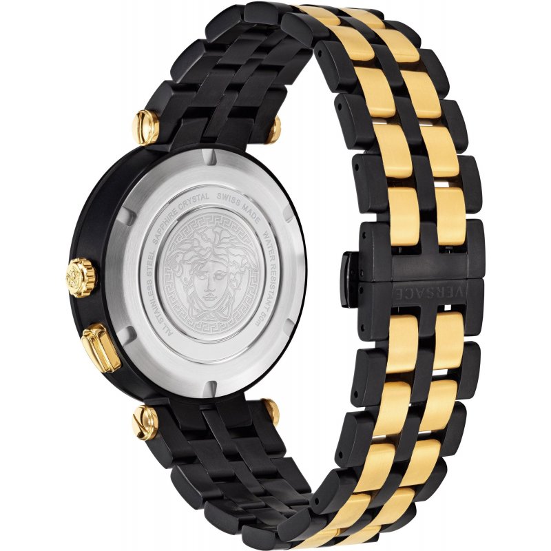 Versace V-Racer Two-Tone Chronograph Men's Watch VEBV00619 - Big Daddy Jewelry #3