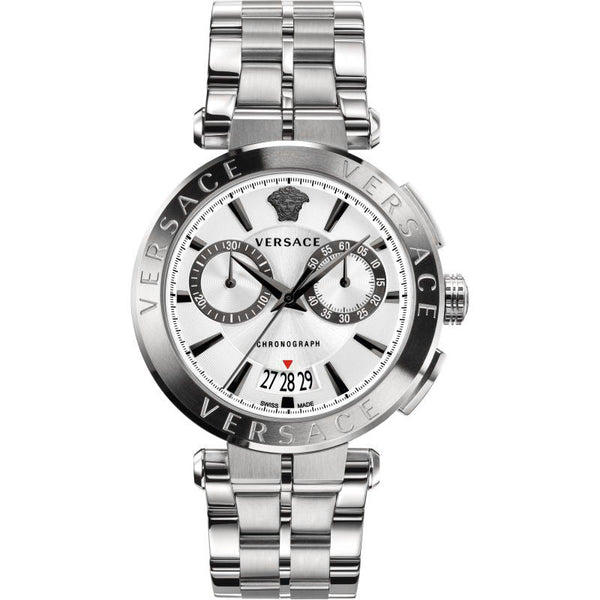 Versace V-Racer Chronograph Silver Men's Watch  VBR040017 - Big Daddy Jewelry