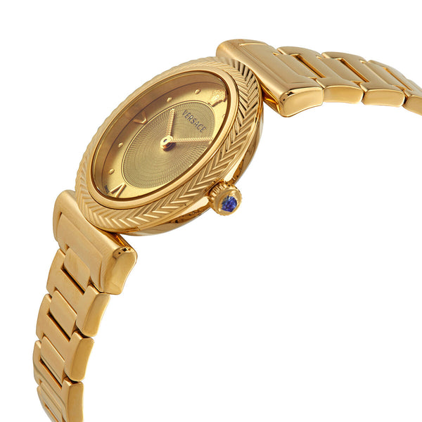 Versace V-Motif Quartz Gold Dial Ladies Watch VERE00618 - Big Daddy Jewelry #2