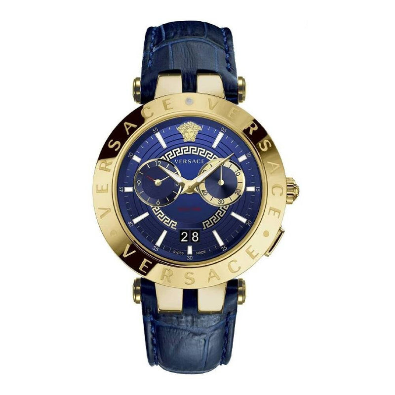 Versace V-Race Quartz Blue Dial Men's Watch VEBV00219 - Big Daddy Jewelry