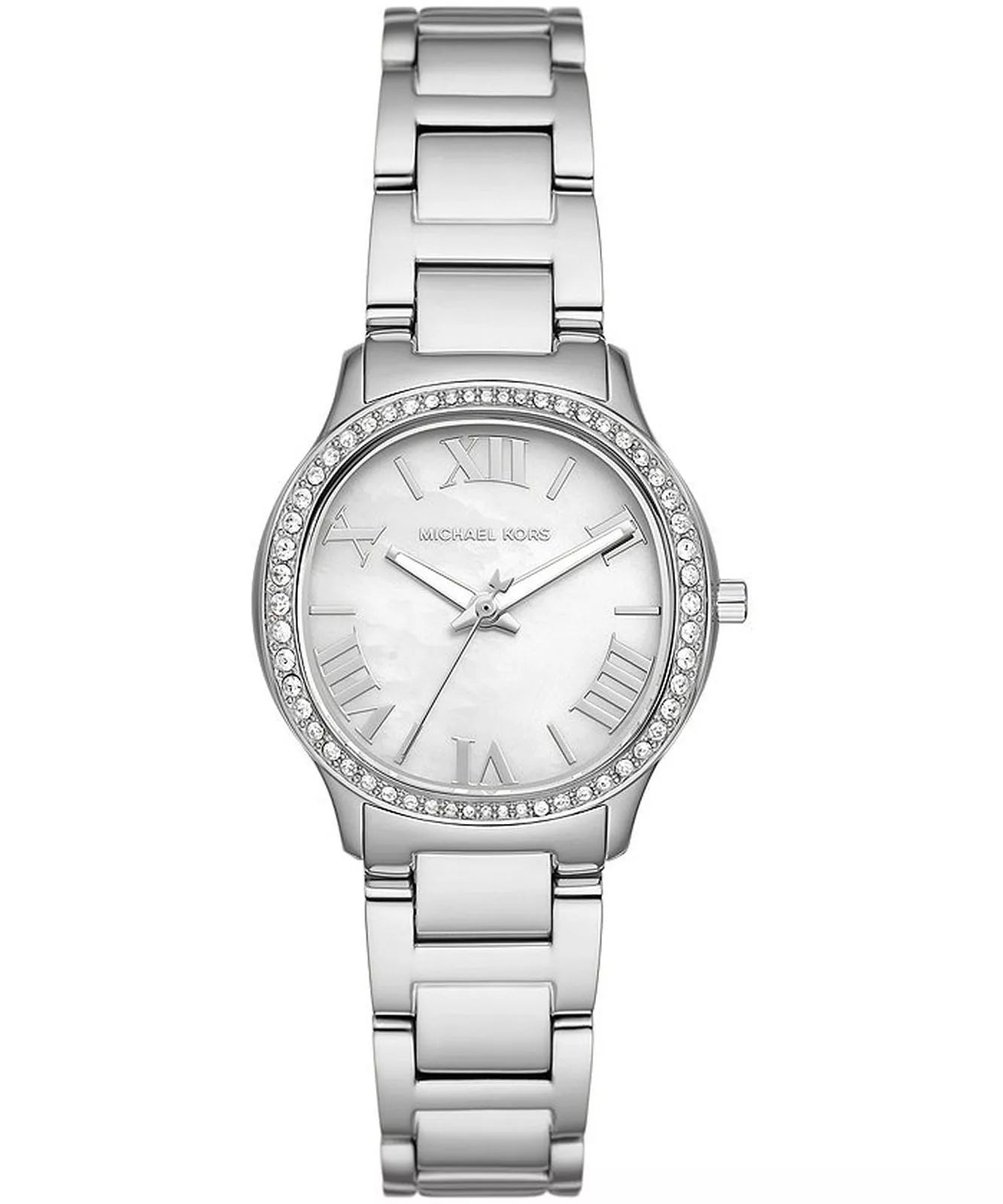 Michael Kors Mini Sage Pavé Silver-Tone Women's Watch - MK4824