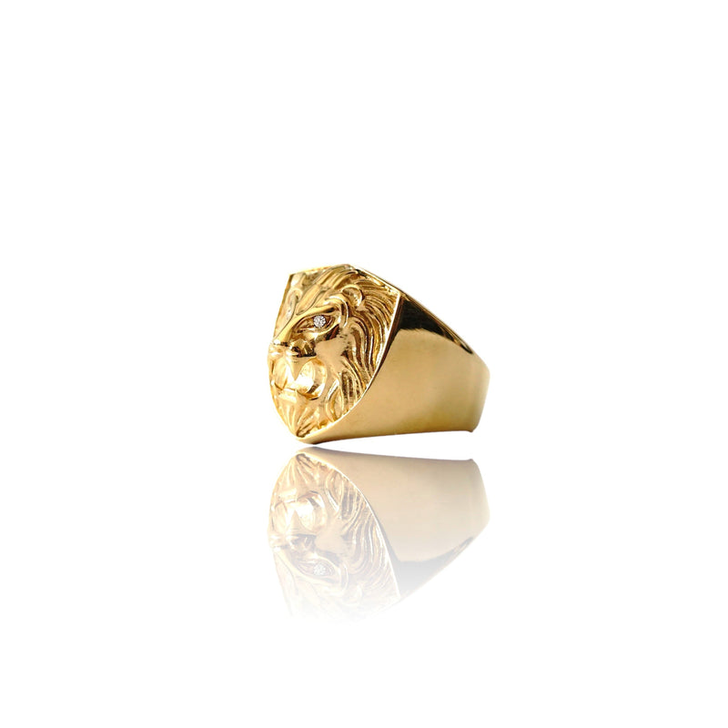 Freemen Fantastic Lion Face Gold Plated Ring for Men - FMG332 – Freemen®