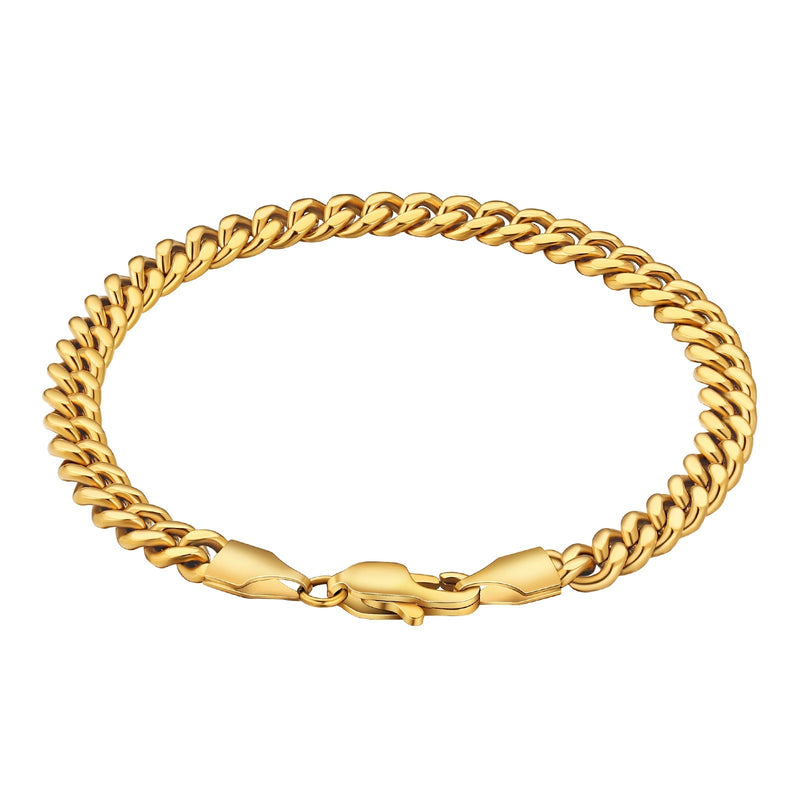 Estate Huge 18k Gold Chain Link Bracelet 106.3G – A. Brandt + Son